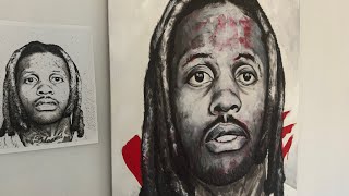 Lil Durk Painting [upl. by Sarson]