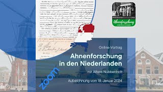 AHNENFORSCHUNG IN DEN NIEDERLANDEN [upl. by Athelstan]