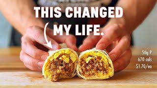 The Breakfast Burrito that CHANGED My Life  Meal Prep [upl. by Any]