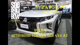 2023 Mitsubishi Strada GLS 4x2 AT Review Downpayment amp Monthly [upl. by Leuqim774]