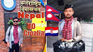 travelling 🇳🇵Nepal to Croatia 🇭🇷ll Travelling vlog canovara yt [upl. by Ammeg353]