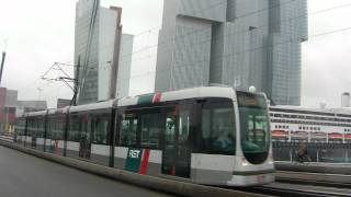 RET trams and Cruise Ships Rotterdam [upl. by Ful]