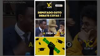 Deputado discutiu cotas com estudantes direita cortesmbl política shortsfeed GutoZacariasMBL [upl. by Fidelas653]