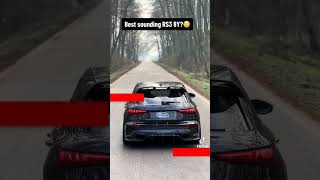 Audi rs3 sound tiktok viralvideo [upl. by Anaicilef]