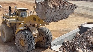 Excavator loading Topsoil [upl. by Hoyt]