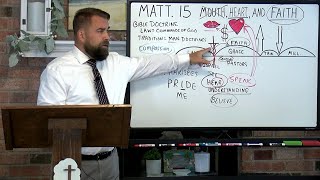 Matthew 151 to 39 Mouth Lips Heart and Faith [upl. by Analart]