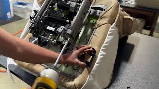 6 way Power Slide and Cable Swap on RV Captains Chairs  Part 1 [upl. by Anaujd267]