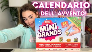 APRIAMO IL CALENDARIO DELL AVVENTO DEI MINI BRANDS il mondo di lara [upl. by Asirret375]