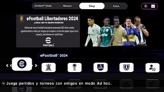 REGRESO eFootball Libertadores vFinal 2023 PPSSPP ANDROID LIGAS ACTUALIZADAS Y MÁS 🤩 [upl. by Airemaj]