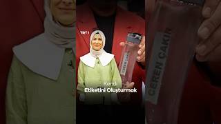 Suluk Baharatlık vb Ürünlere Etiket Yapıştırma Yöntemini Yağmur Çakır Anlatıyor Alişan TRT1 [upl. by Roselle474]