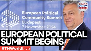 LIVE  HUNGARY Leaders Gather for European Political Community Meeting in Budapest [upl. by Negris]