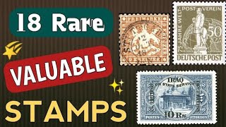 Most Expensive Stamps From Iceland and World  Top Philatelic Auctions  Part 28 [upl. by Topper]