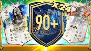 OPENING x24 90 ICON UPGRADE SBC PACKS  FIFA 23 ULTIMATE TEAM [upl. by Elfrieda449]