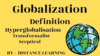 what is globalisation hyperglobalisationsceptical transformalist thinker fragmeration [upl. by Dickinson]