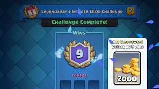 infinite elixir clash royale  7 fach elixier clash royale deck [upl. by Esereht]