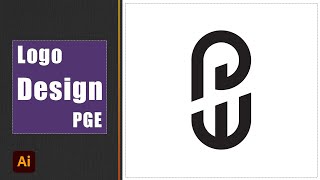 Logo design  Letters PGE [upl. by Ardnala]