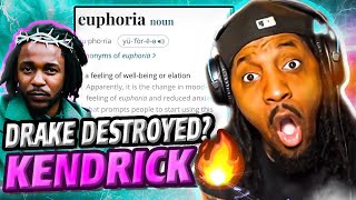 THE BOOGEYMAN CAME OUT TO PLAY  Kendrick Lamar  Euphoria Drake diss REACTION [upl. by Mimi279]