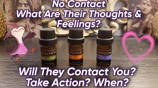 💌 No Contact What Are Their Thoughts amp Feeling About You Will They Contact You When Pick A Card [upl. by Eatnoled]