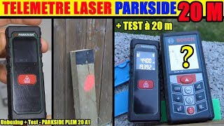 telemetre laser lidl parkside plem 20 laser distance measurer laserentfernungsmesser [upl. by Averir]