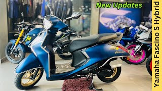 2024 Yamaha Fascino S Smart Hybrid Full Detailed Review ❤️ Price amp Features 🔥 Better Than Ntorq [upl. by Forta112]