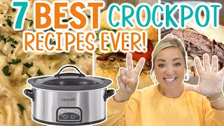 7 BEST EVER CROCKPOT RECIPES  EASY SLOW COOKER FALL RECIPES  MUST TRY EASY WEEKNIGHT DINNERS [upl. by Ydasahc]