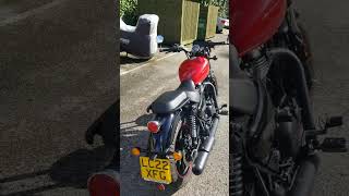 Crowborough Royal Enfield Meteor Fireball Red [upl. by Akaya]