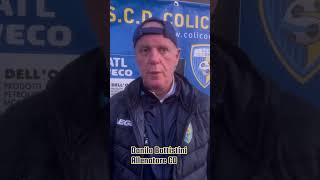 Danilo Battistini commento post COLICODERVIESE VS SEREGNO FBC [upl. by Yeltihw]