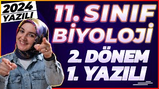 11Sınıf Biyoloji 2Dönem 1Yazılı 2024 yazılı biyoloji [upl. by Lah270]