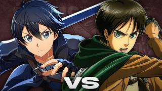 Eren vs Kirito Épicas Batallas de Rap del Frikismo  Keyblade [upl. by Rodmun223]