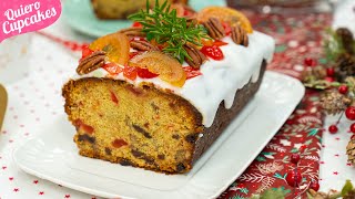 BUDÍN INGLÉS NAVIDEÑO O FRUIT CAKE 🎄  ESPECIAL NAVIDAD 🎄  QUIERO CUPCAKES [upl. by Tcideneb]