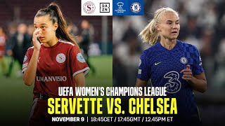 Servette vs Chelsea  UEFA Women’s Champions League Matchday 3 Full Match [upl. by Soulier]