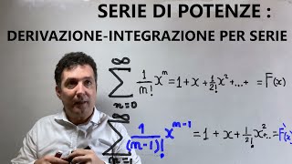 Serie di potenze Derivata di una serie di potenze integrale di una serie di potenzeEsercizi [upl. by Mandi]