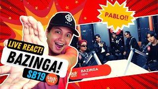 SB19 performs “Bazinga” LIVE on Wish 1075 Bus LIVE FANBOY REACTION [upl. by Osborne]