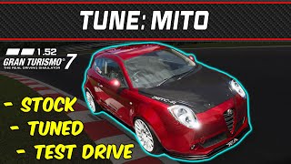 GT7  Tune Alfa Romeo MiTo 14 T Sport 09  Gran Turismo 7  152 [upl. by Eahs]