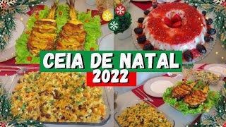 CEIA DE NATAL 2023  CARDÁPIO COMPLETO  MESA POSTA 🎄💞 [upl. by Engapmahc]