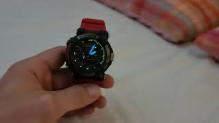 Casio Frogman GWFA10001A4ER Ilumination [upl. by Seyler]