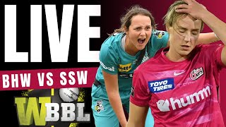 WBBL Live  BHW vs SSW live  Big Bash womens t20 live  bbl live match today  Big bash live [upl. by Hawthorn104]