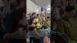 Live in Israel 🇮🇱 Israeli singer Hanan Ben Ari sings while at the funeral of IDF soldier [upl. by Aicilas108]