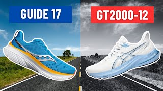 SAUCONY GUIDE 17 vs ASICS GT200012 Best Stability Running Shoes [upl. by Atekin]