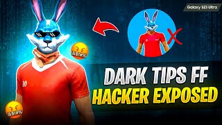 Dark Tips FF Exposed  🤬⚠️ Using UMP Aimbot amp Script Panel File DarkTipsff [upl. by Sirref]