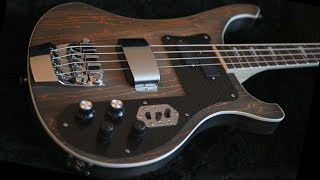 Nitrobacker v20 Custom Rickenbacker style bass w Bartolini pickups  EMG preamp PMM [upl. by Gnav]