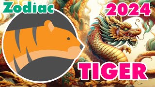 TIGER 2024 Zodiac Tiger Prediction  The Year of the Green Wood Dragon 【Master Tsai】 [upl. by Prevot677]