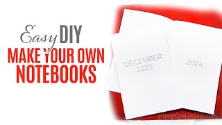 How To Make A DIY Calendar or Notebook Insert with Planner Printables [upl. by Edwin203]