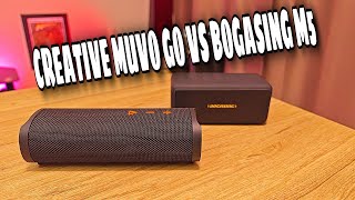 Creative Muvo Go VS Bogasing M5 quotBEST PORTABLE SPEAKERS UNDER 100quot [upl. by Rudin]