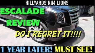 2016 CADILLAC ESCALADE REVIEW ONE YEAR LATER DO I REGRET IT [upl. by Sartin326]