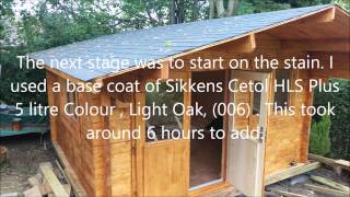 Stian Tuin Customer Review  Log Cabin [upl. by Atinek929]