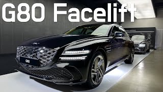 2024 Genesis G80 Facelift detailed review  Exterior amp Interior fully covered [upl. by Sandberg292]