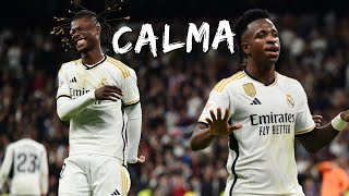 Vinicius Junior Calma and dance with Camavinga [upl. by Eirrehc]