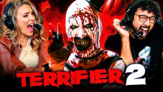 It Doesnt StopTERRIFIER 2 2022 MOVIE REACTION FIRST TIME WATCHING Art The Clown [upl. by Willard]