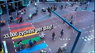 Utrecht’s Vredenburg is the busiest cycle path in all of the Netherlands [upl. by Elstan406]